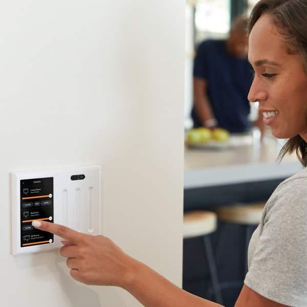 Brilliant and somfy Somfy-Smart Shade Integrated with Brilliant-Smart Home System