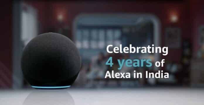 Amazon alexa Amazon Alexa Celebrates 4 years in India