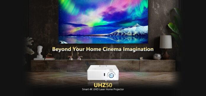 Optoma UHZ50, a 4K Laser high performance projector for home entertainment
