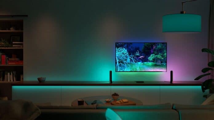 Philips Hue Sync comes to Samsung TVs via a major SmartThings update.