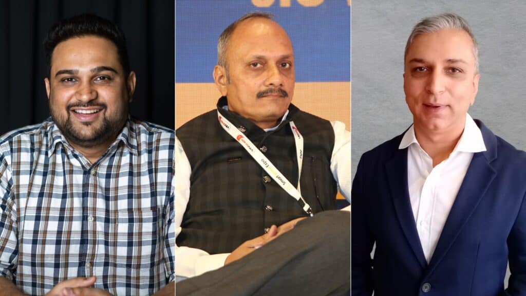 From Left to Right: Tanmay Mehta, Home Cinema Consultant, Touchwood Automations; Manoj Soni, Technology Consultant, AV4U; and Akshay Kohli, Director at Focal Audio Systems Pvt. Ltd.