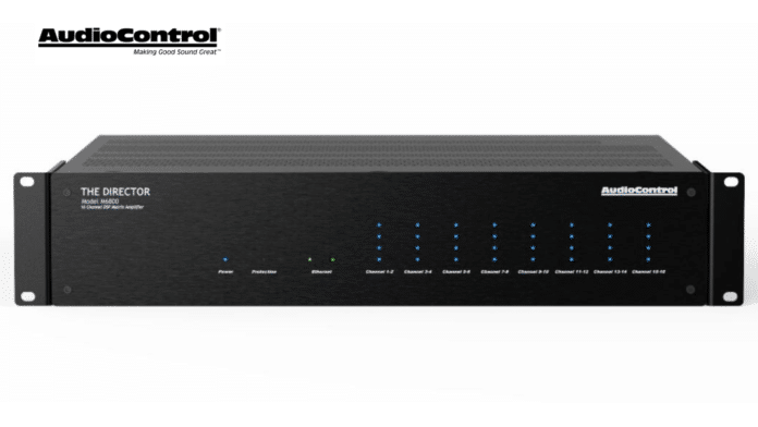 AudioControl Adds Available Dante® Network Connectivity to Director® Model M6800 Amplifier