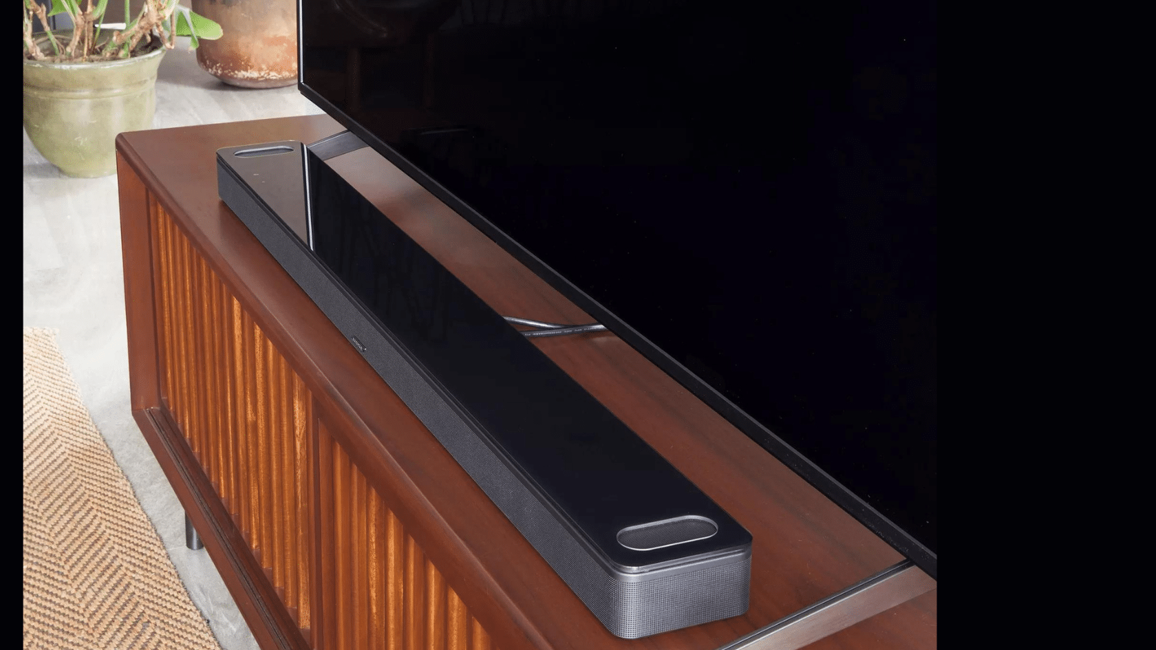 The new Bose Smart Ultra Soundbar combines Dolby Atmos and AI