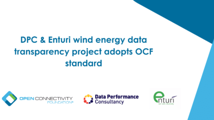 Partnership Announcement DPC and Enturi Team Up for Wind Energy Data Transparency Project Partnership Announcement DPC and Enturi Team Up for Wind Energy Data Transparency Project