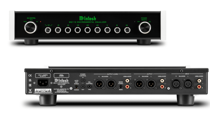 McIntosh Launches MQ112 Environmental Equalizer.