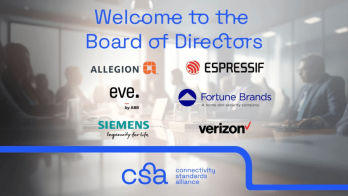 The Connectivity Standards Alliance Welcomes Six New Promoter Members to the Board of Directors